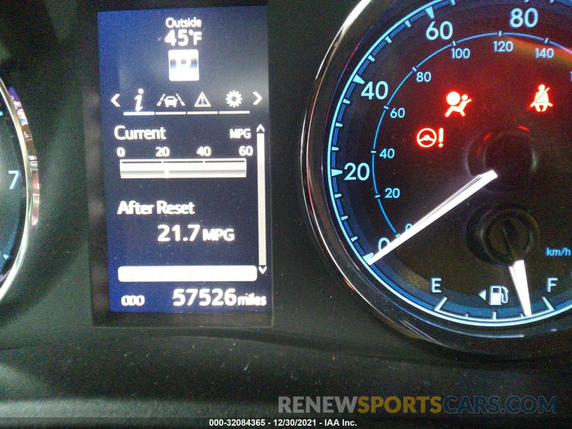 7 fotografías del automóvil dañado 2T1BURHE4KC137470 TOYOTA COROLLA 2019
