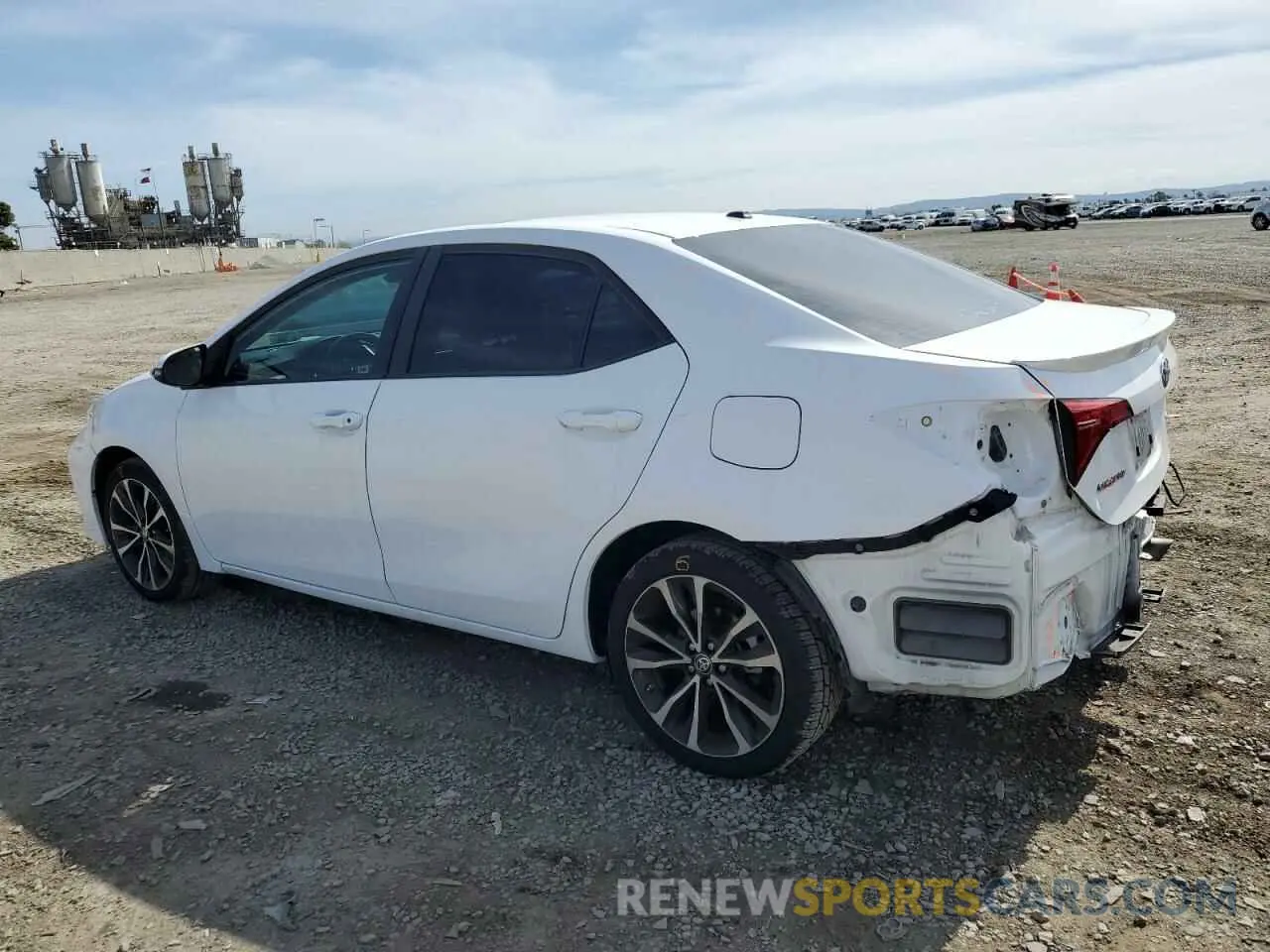 2 fotografías del automóvil dañado 2T1BURHE4KC141356 TOYOTA COROLLA 2019