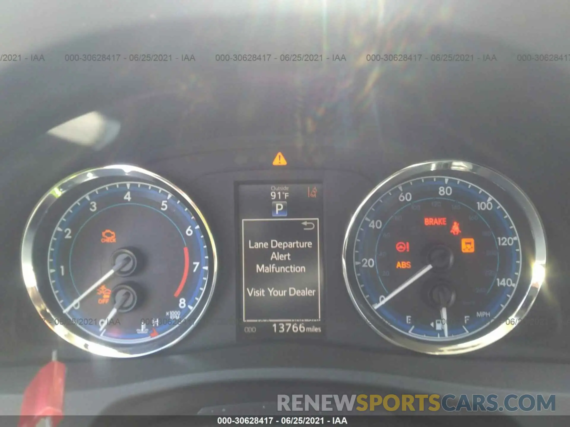 7 fotografías del automóvil dañado 2T1BURHE4KC143429 TOYOTA COROLLA 2019