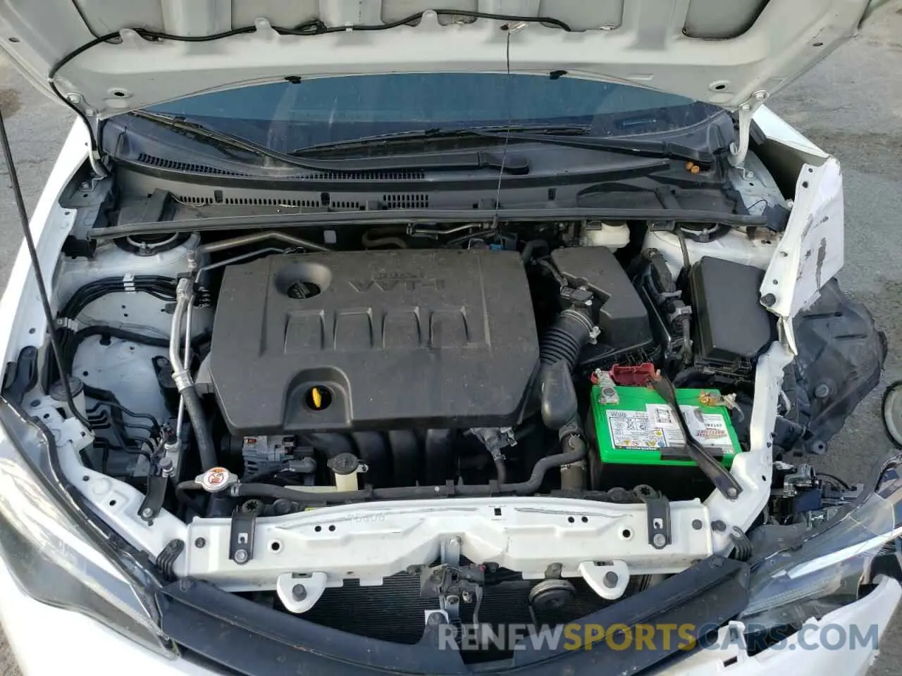 11 fotografías del automóvil dañado 2T1BURHE4KC147125 TOYOTA COROLLA 2019