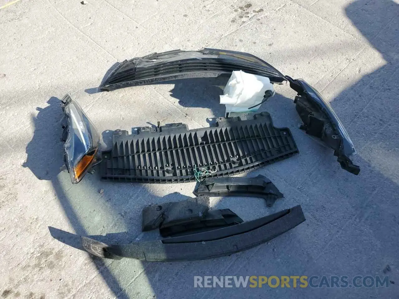 12 fotografías del automóvil dañado 2T1BURHE4KC152390 TOYOTA COROLLA 2019