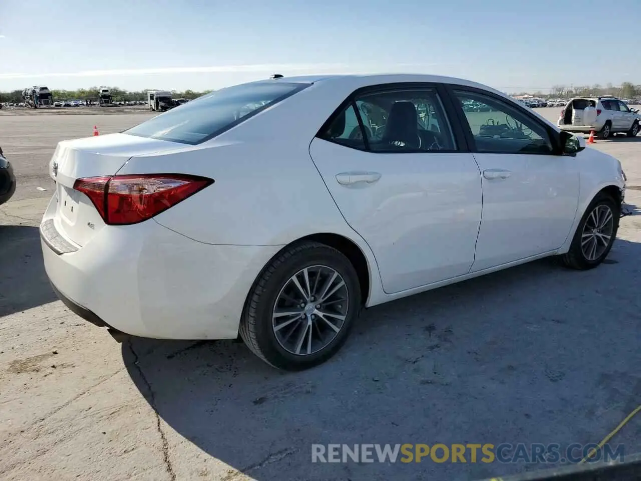 3 fotografías del automóvil dañado 2T1BURHE4KC152390 TOYOTA COROLLA 2019