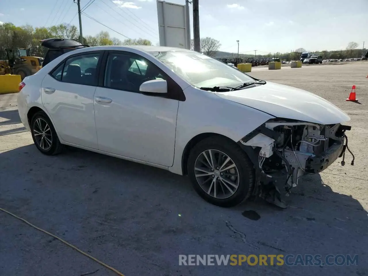 4 fotografías del automóvil dañado 2T1BURHE4KC152390 TOYOTA COROLLA 2019