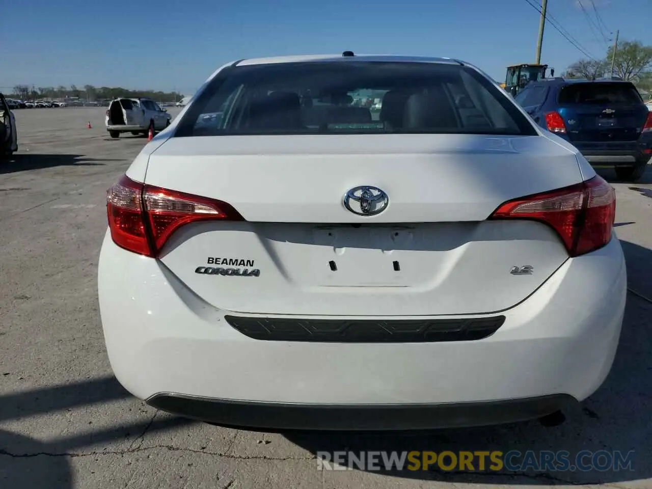 6 fotografías del automóvil dañado 2T1BURHE4KC152390 TOYOTA COROLLA 2019