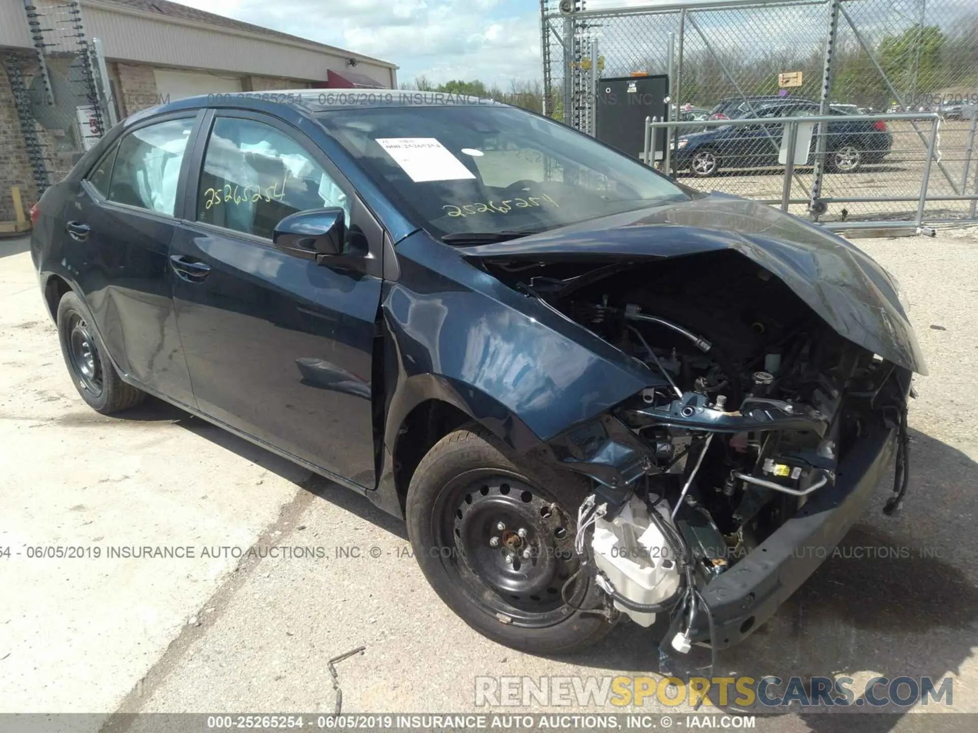 1 fotografías del automóvil dañado 2T1BURHE4KC157041 TOYOTA COROLLA 2019