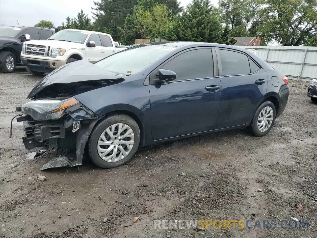 1 fotografías del automóvil dañado 2T1BURHE4KC166533 TOYOTA COROLLA 2019