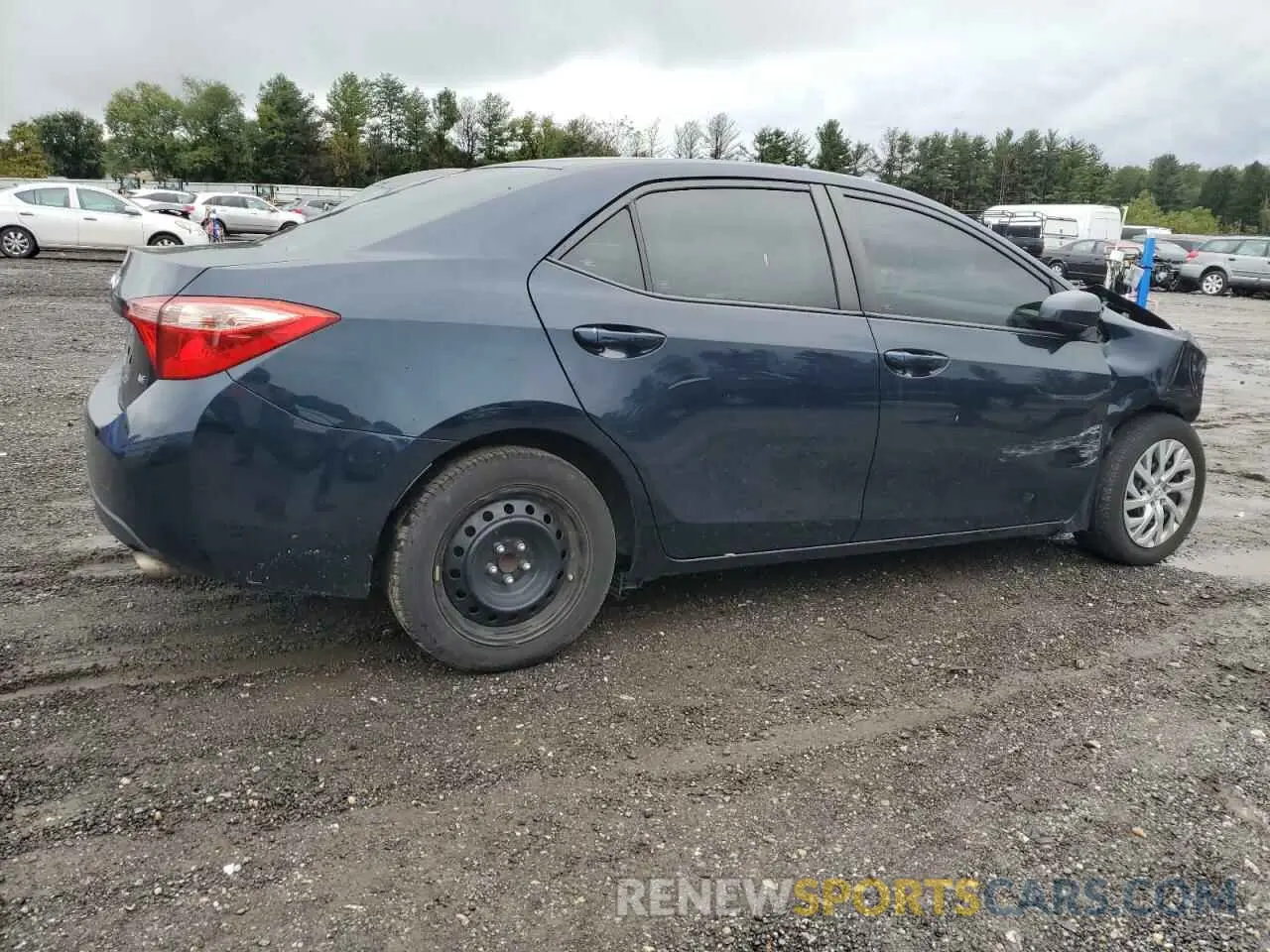 3 fotografías del automóvil dañado 2T1BURHE4KC166533 TOYOTA COROLLA 2019
