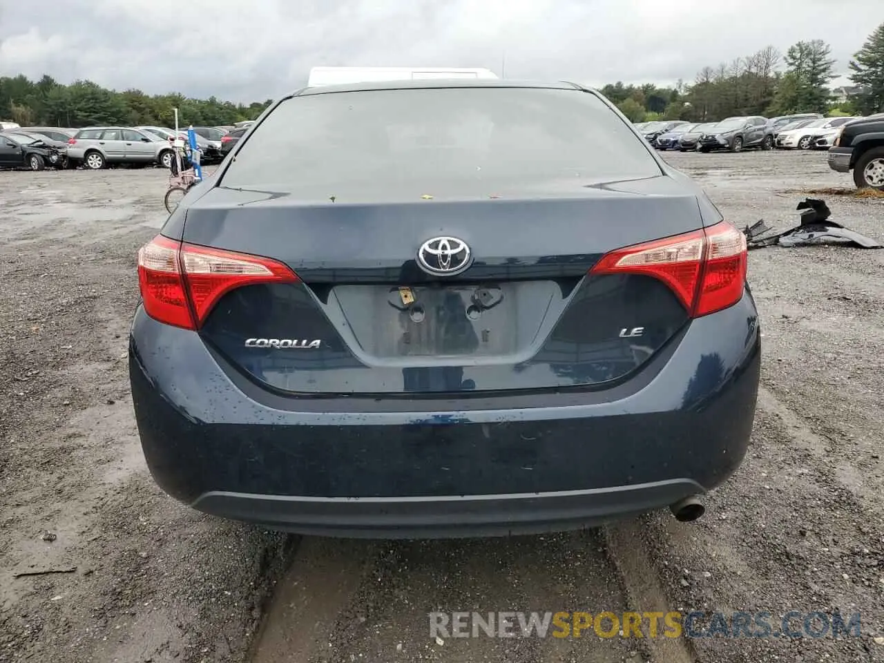 6 fotografías del automóvil dañado 2T1BURHE4KC166533 TOYOTA COROLLA 2019