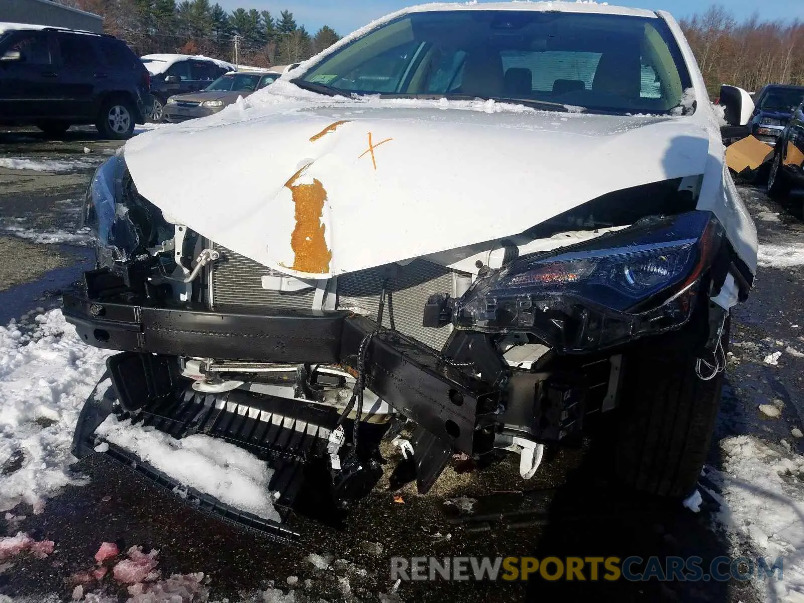 9 fotografías del automóvil dañado 2T1BURHE4KC169593 TOYOTA COROLLA 2019