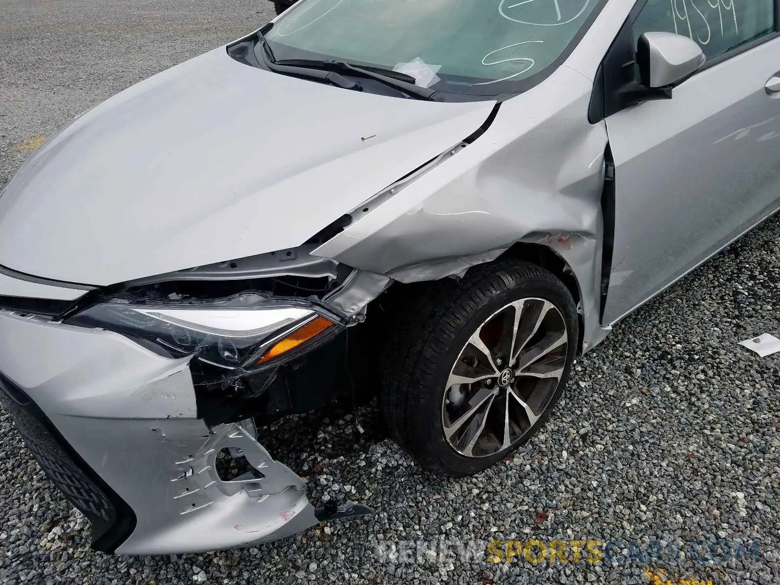 9 fotografías del automóvil dañado 2T1BURHE4KC171750 TOYOTA COROLLA 2019
