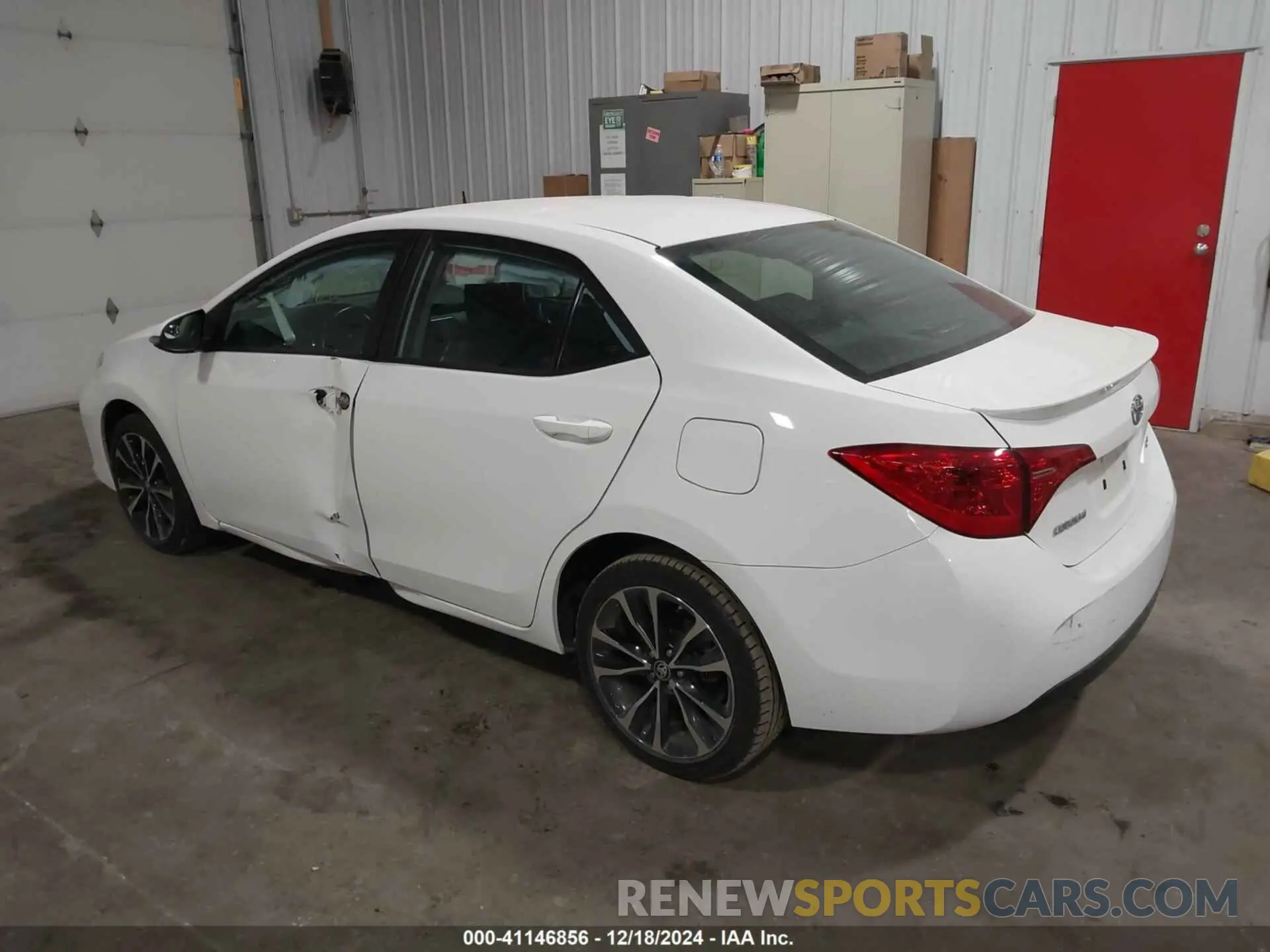3 fotografías del automóvil dañado 2T1BURHE4KC173000 TOYOTA COROLLA 2019