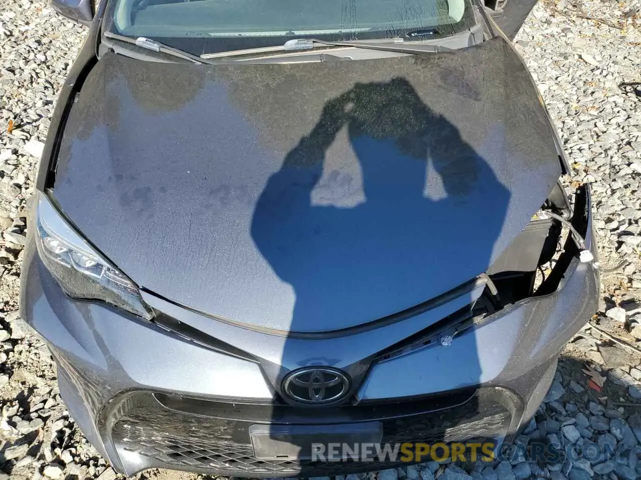 11 fotografías del automóvil dañado 2T1BURHE4KC173174 TOYOTA COROLLA 2019
