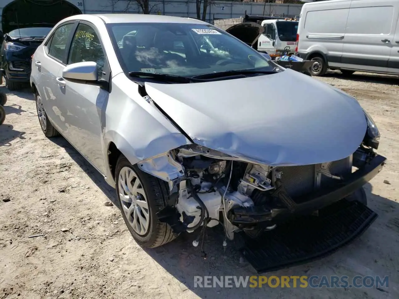 1 fotografías del automóvil dañado 2T1BURHE4KC174731 TOYOTA COROLLA 2019