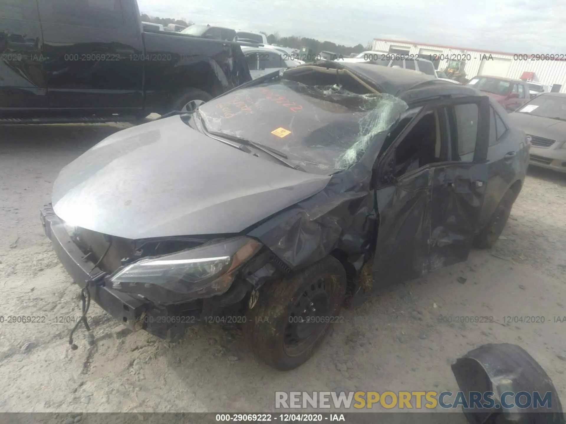 2 fotografías del automóvil dañado 2T1BURHE4KC175698 TOYOTA COROLLA 2019