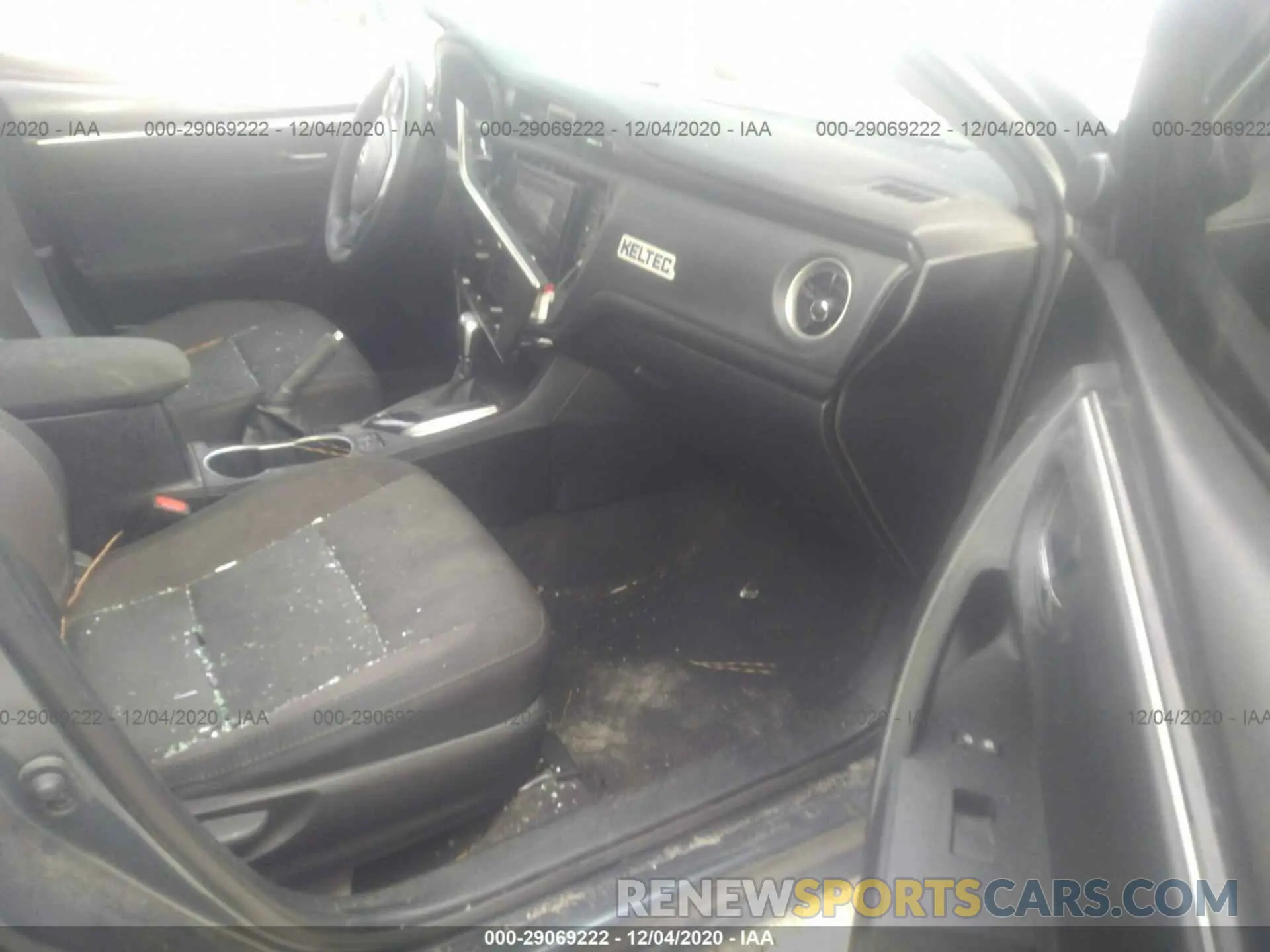 5 fotografías del automóvil dañado 2T1BURHE4KC175698 TOYOTA COROLLA 2019
