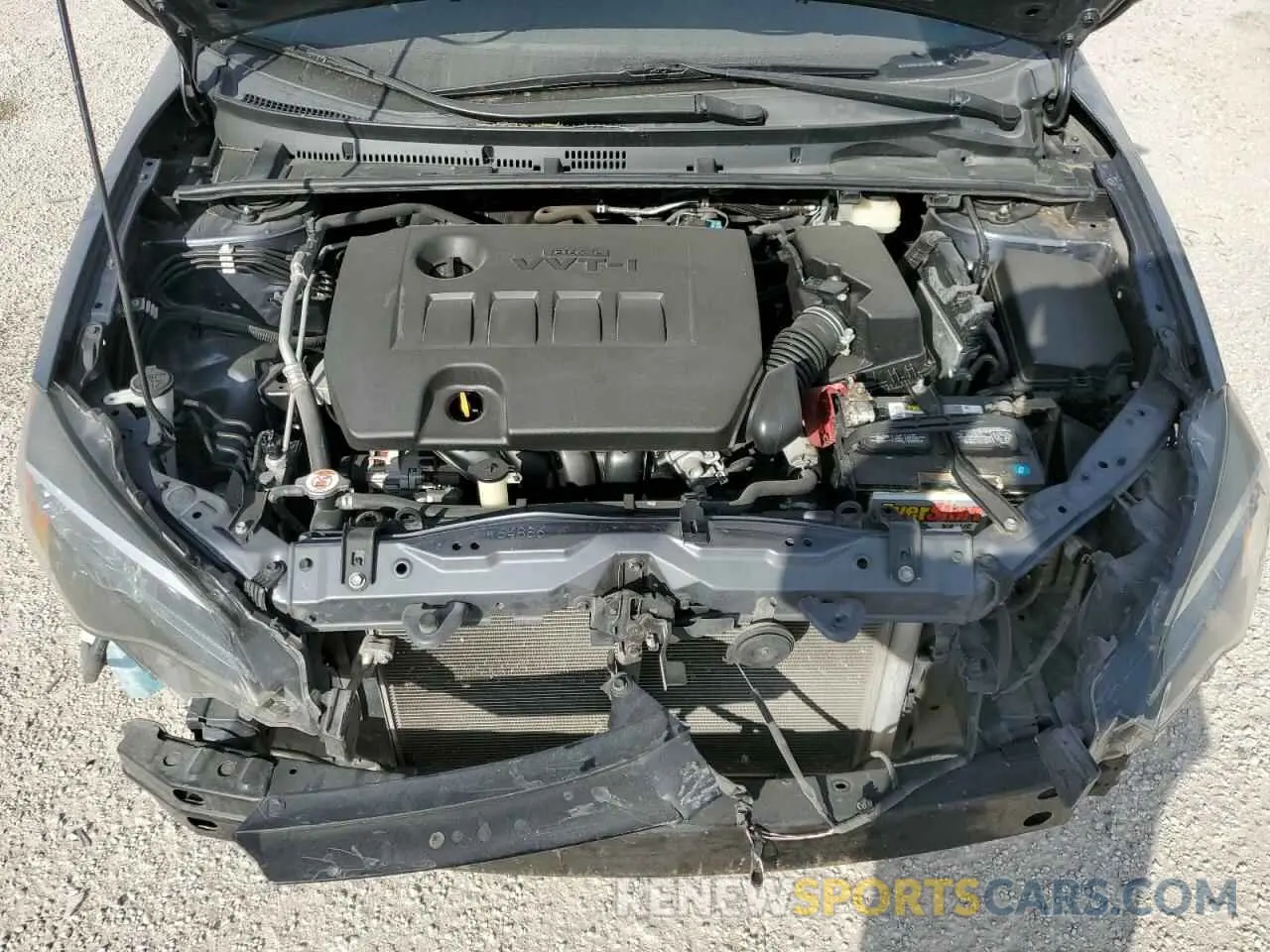 11 fotografías del automóvil dañado 2T1BURHE4KC186703 TOYOTA COROLLA 2019