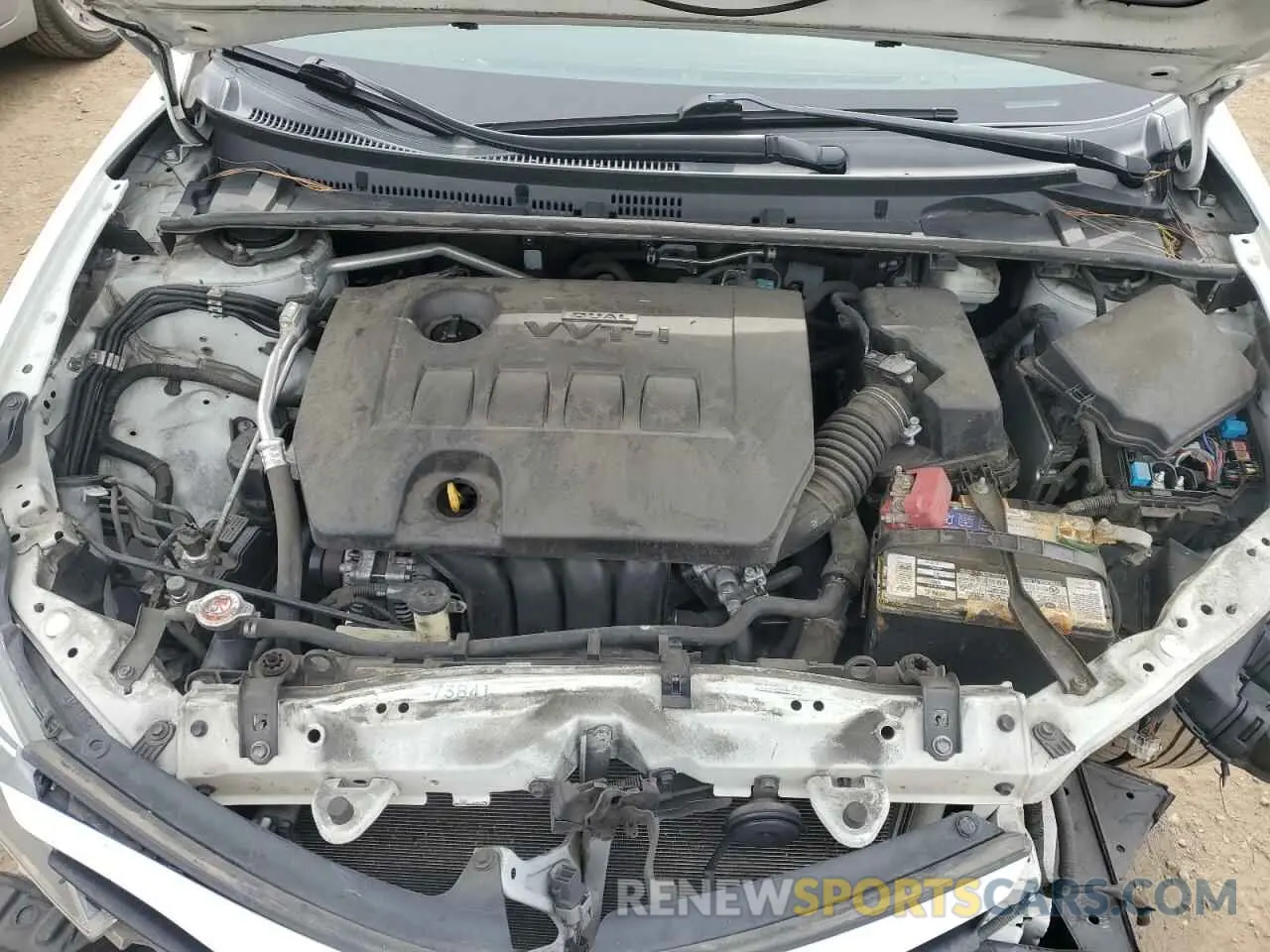 11 fotografías del automóvil dañado 2T1BURHE4KC195658 TOYOTA COROLLA 2019