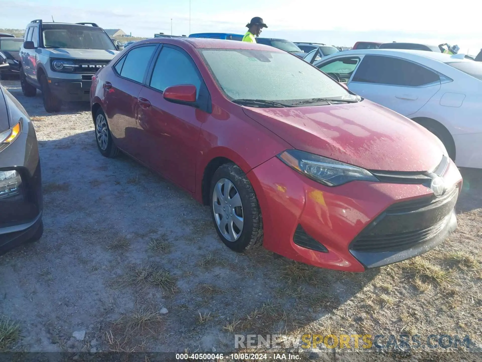 1 fotografías del automóvil dañado 2T1BURHE4KC196082 TOYOTA COROLLA 2019