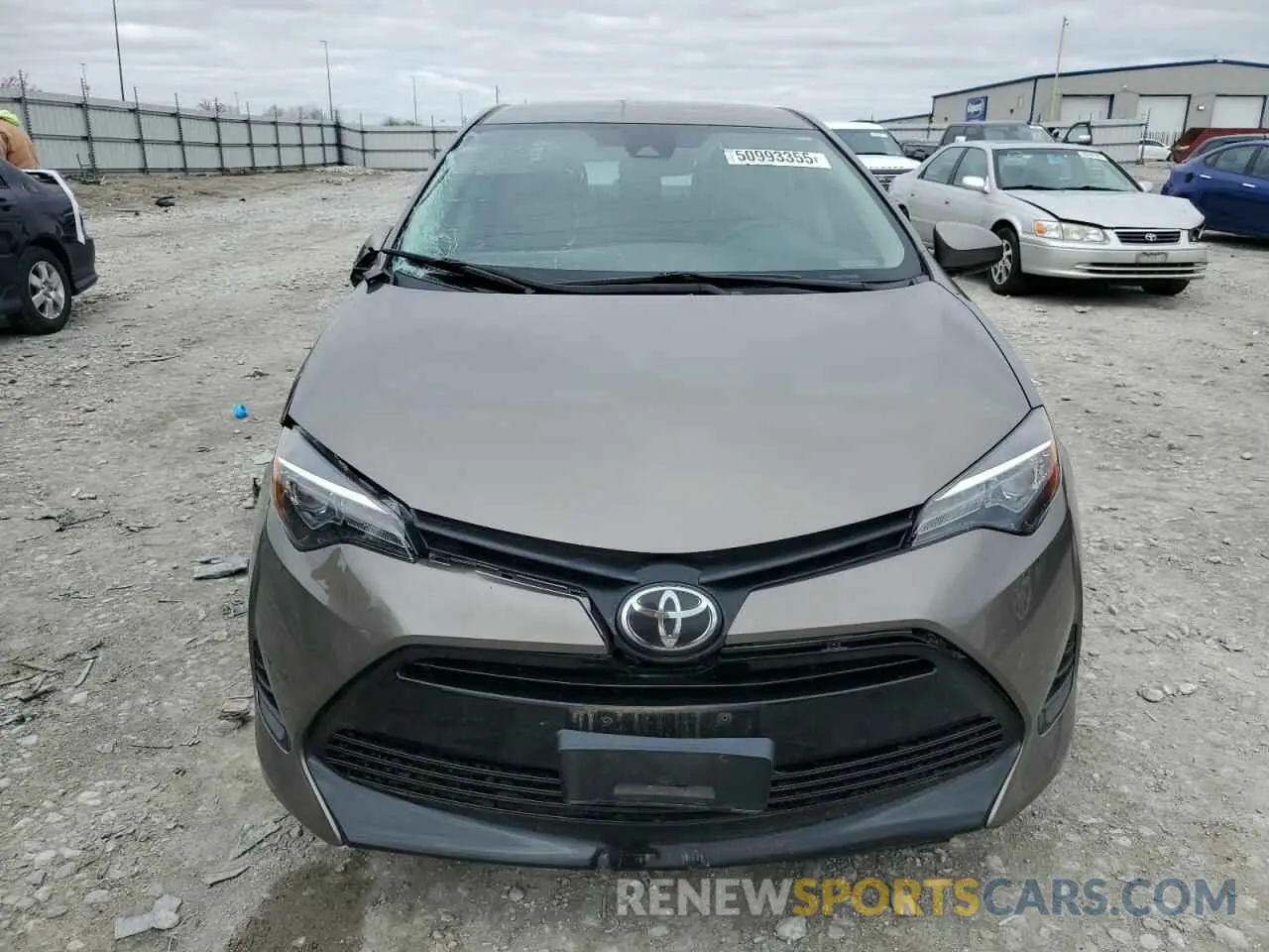 5 fotografías del automóvil dañado 2T1BURHE4KC198592 TOYOTA COROLLA 2019