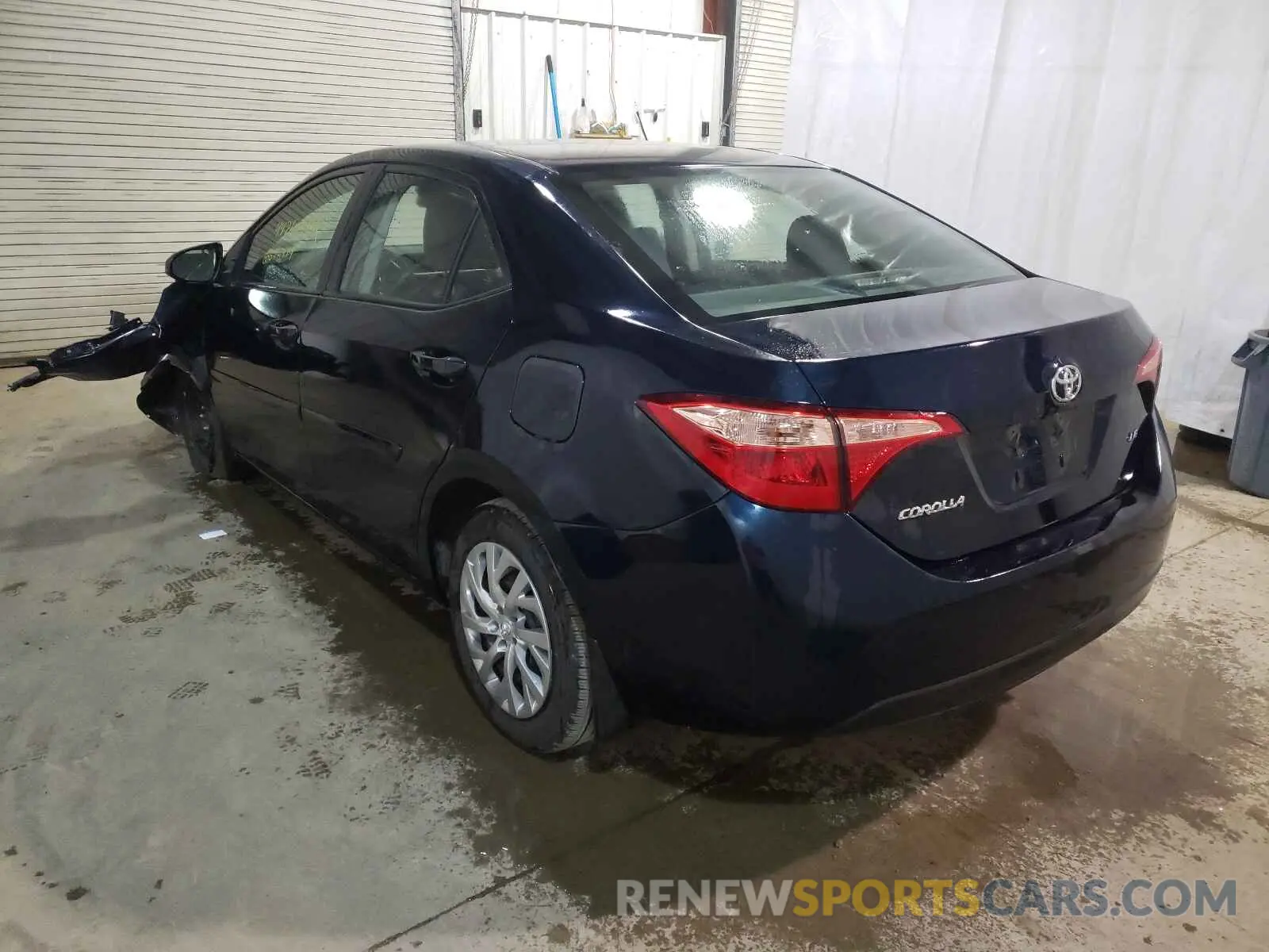 3 fotografías del automóvil dañado 2T1BURHE4KC200244 TOYOTA COROLLA 2019