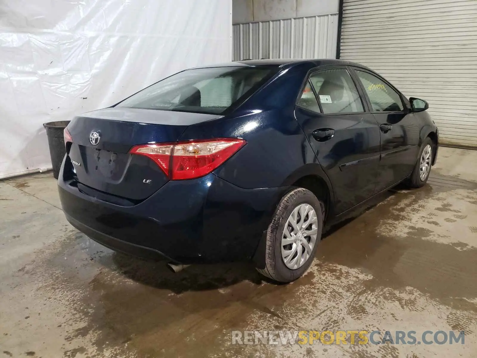 4 fotografías del automóvil dañado 2T1BURHE4KC200244 TOYOTA COROLLA 2019