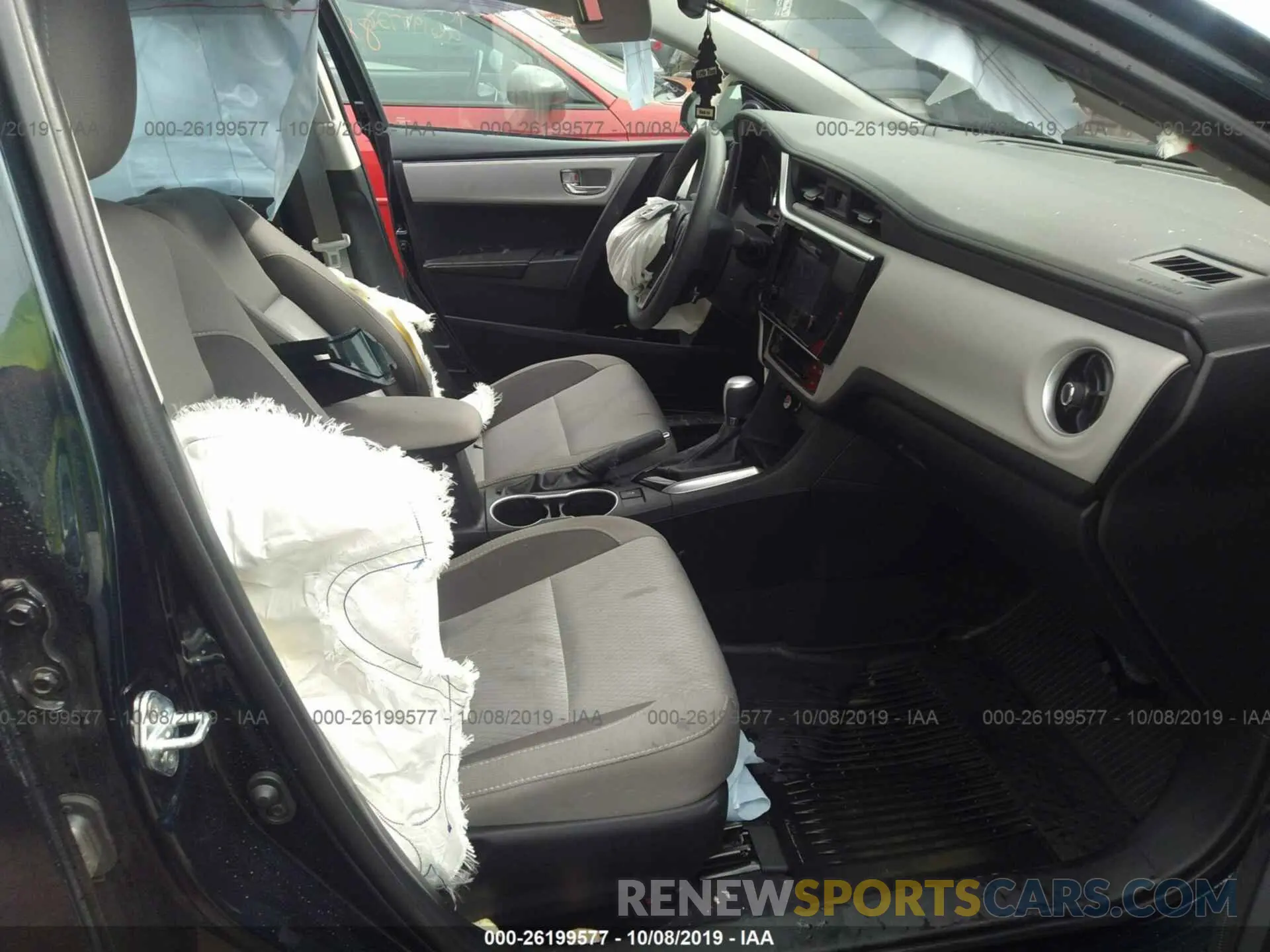 5 fotografías del automóvil dañado 2T1BURHE4KC205251 TOYOTA COROLLA 2019