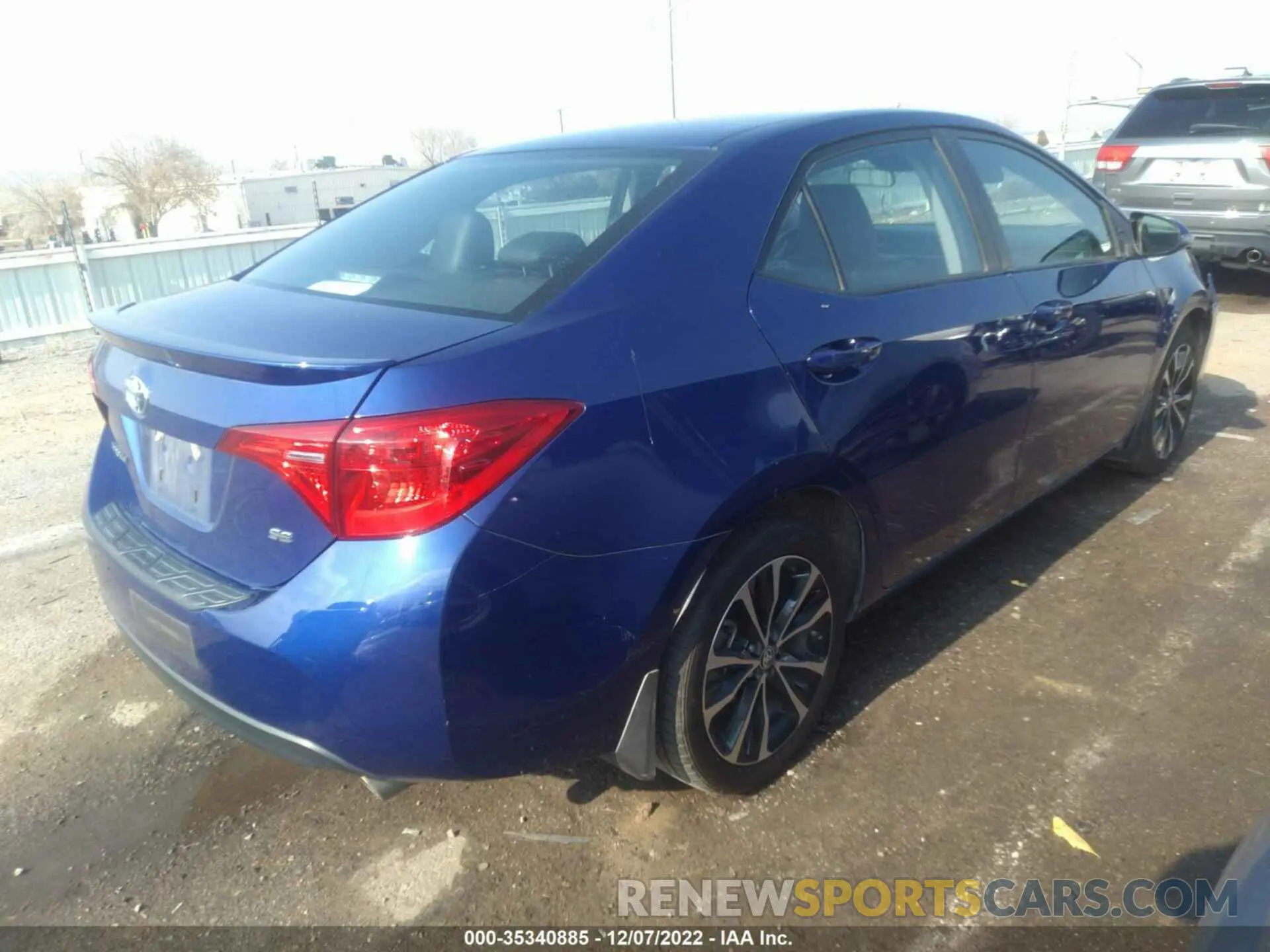 4 fotografías del automóvil dañado 2T1BURHE4KC206383 TOYOTA COROLLA 2019
