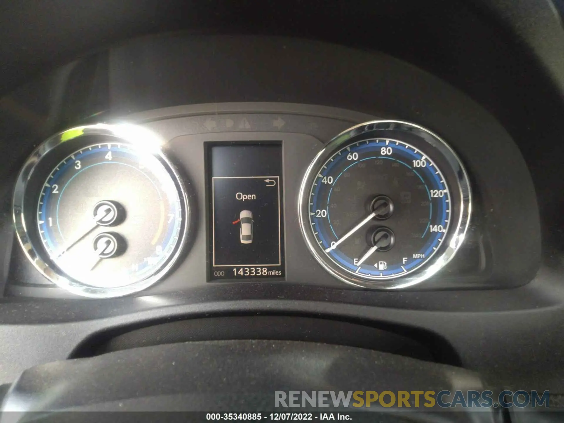 7 fotografías del automóvil dañado 2T1BURHE4KC206383 TOYOTA COROLLA 2019