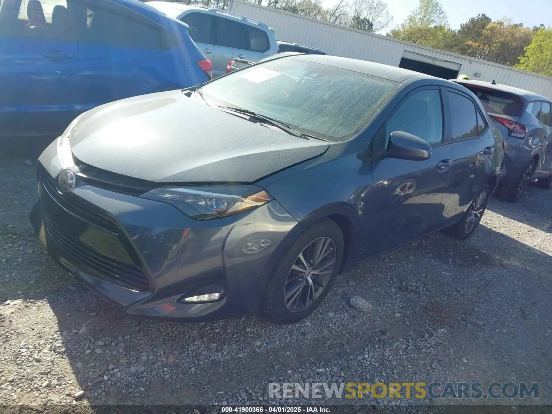 2 fotografías del automóvil dañado 2T1BURHE4KC211793 TOYOTA COROLLA 2019