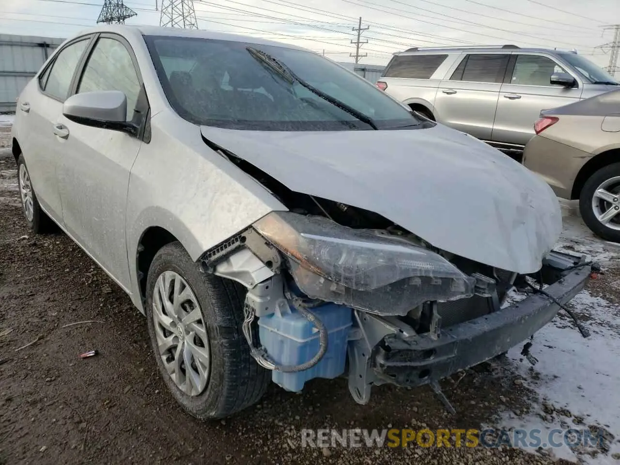 4 fotografías del automóvil dañado 2T1BURHE4KC215830 TOYOTA COROLLA 2019