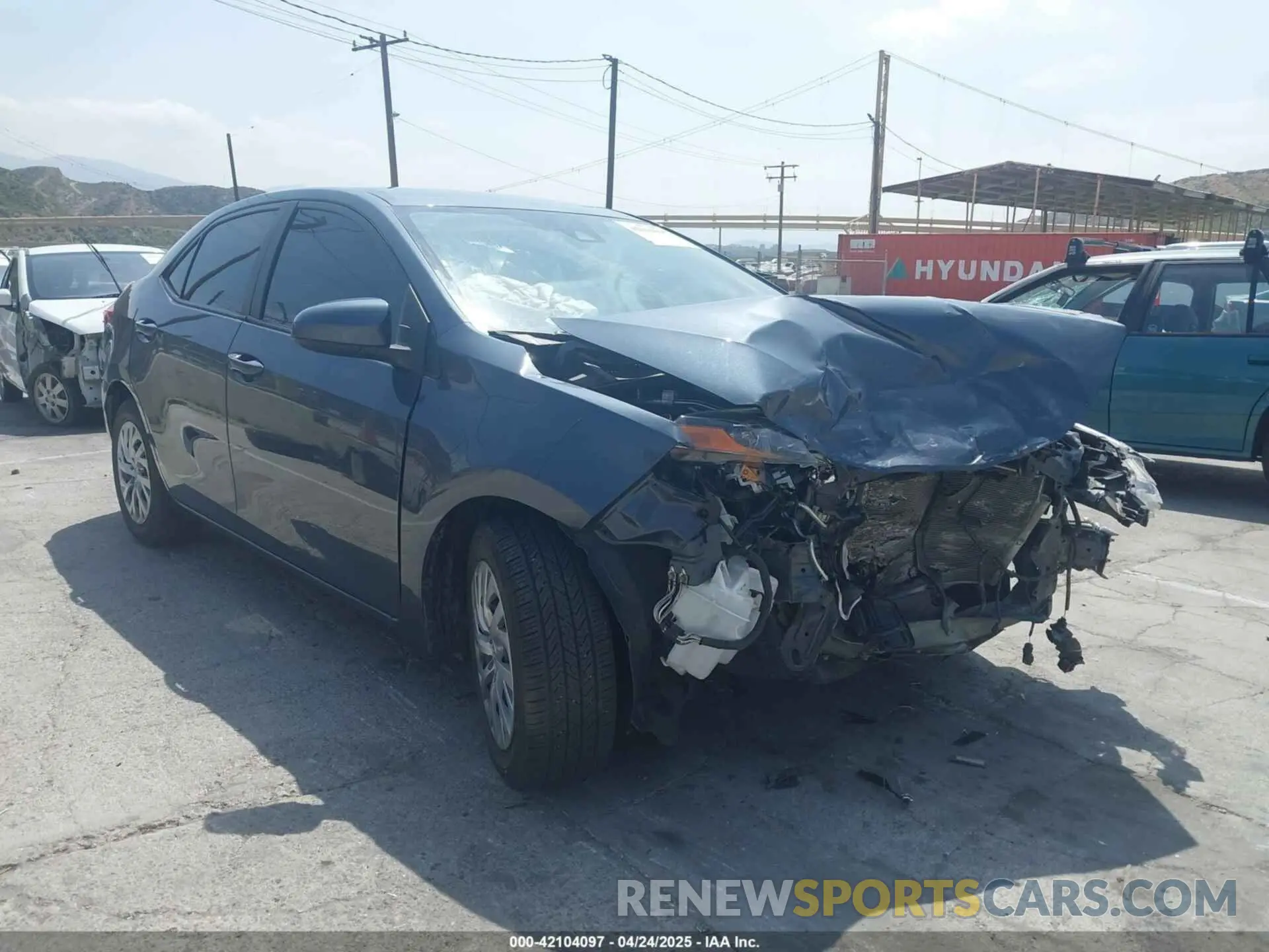 1 fotografías del automóvil dañado 2T1BURHE4KC215942 TOYOTA COROLLA 2019
