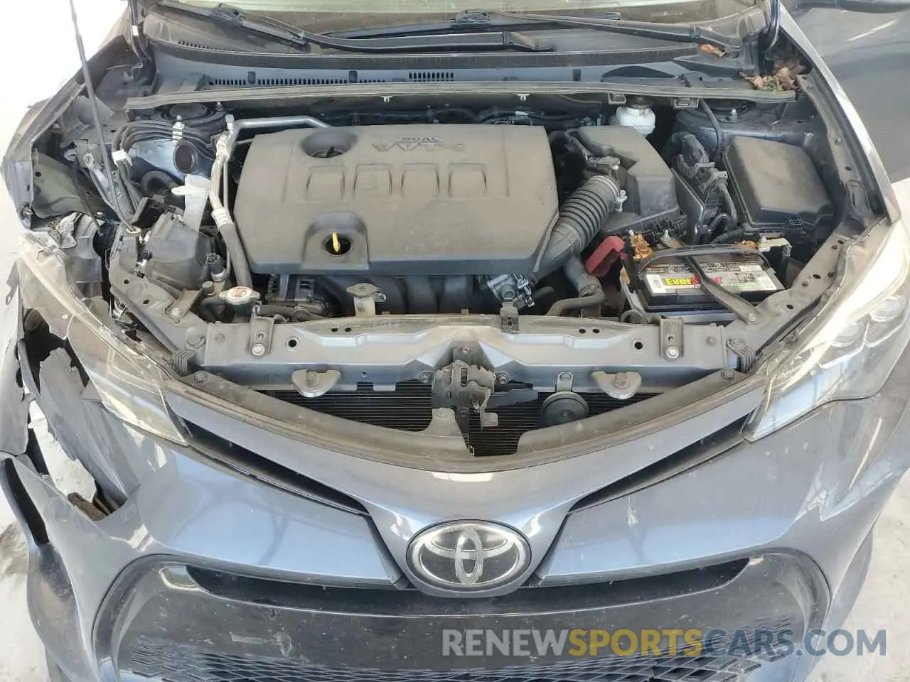 11 fotografías del automóvil dañado 2T1BURHE4KC224382 TOYOTA COROLLA 2019