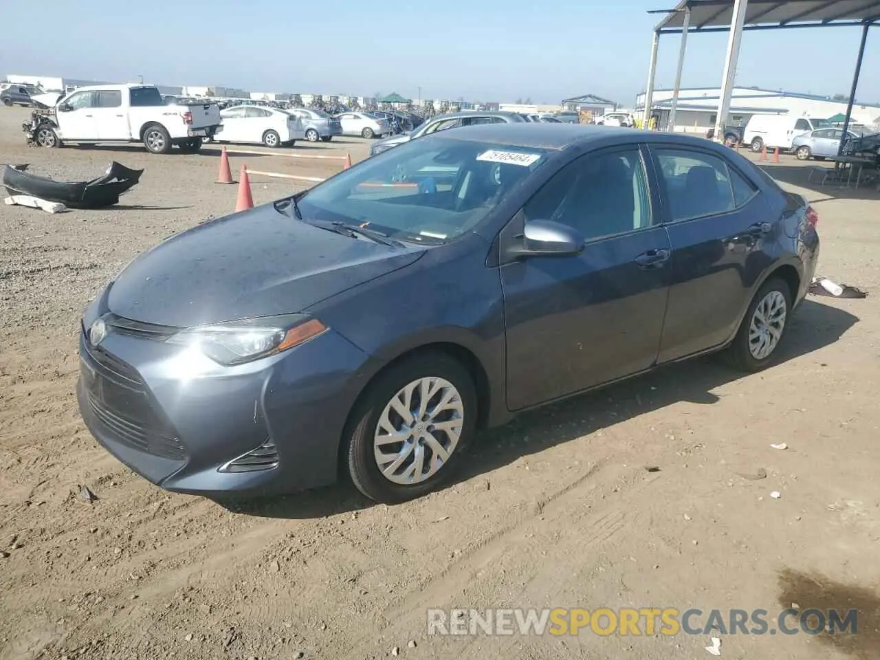 1 fotografías del automóvil dañado 2T1BURHE4KC224544 TOYOTA COROLLA 2019