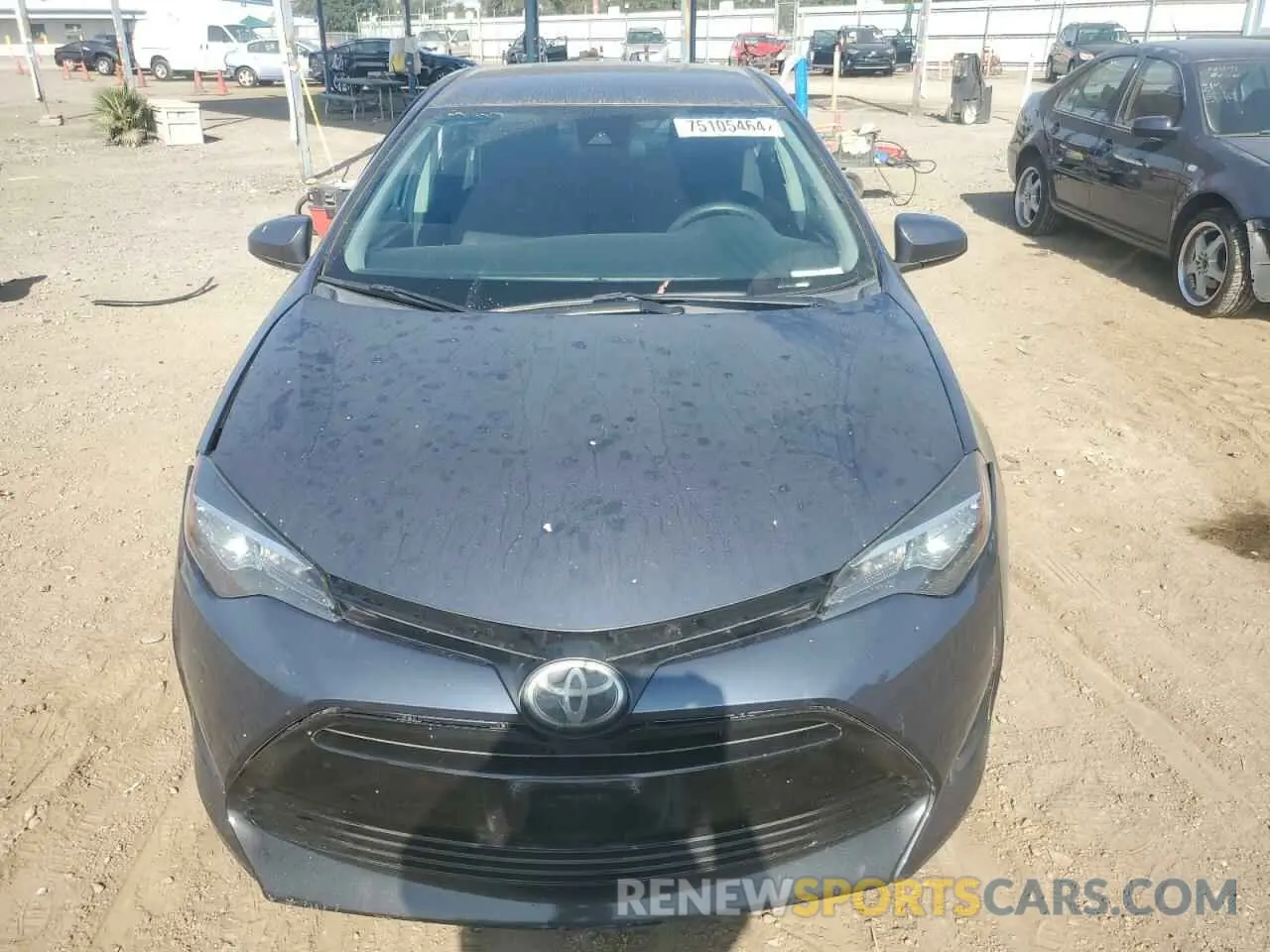 5 fotografías del automóvil dañado 2T1BURHE4KC224544 TOYOTA COROLLA 2019