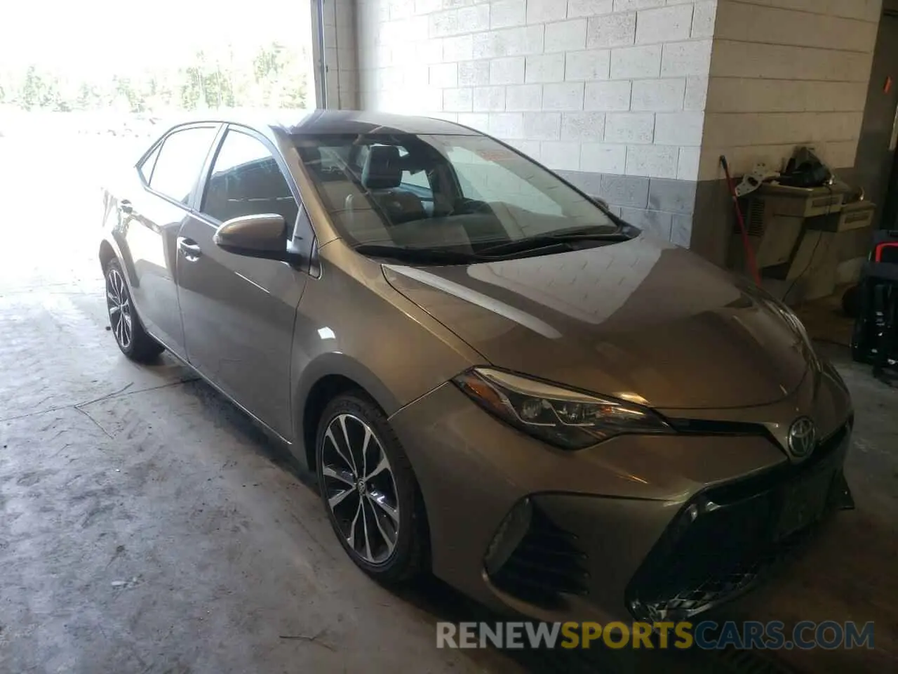1 fotografías del automóvil dañado 2T1BURHE4KC225225 TOYOTA COROLLA 2019
