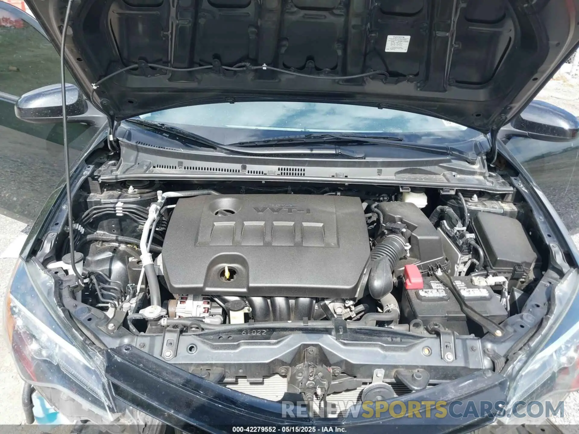 10 fotografías del automóvil dañado 2T1BURHE4KC232790 TOYOTA COROLLA 2019