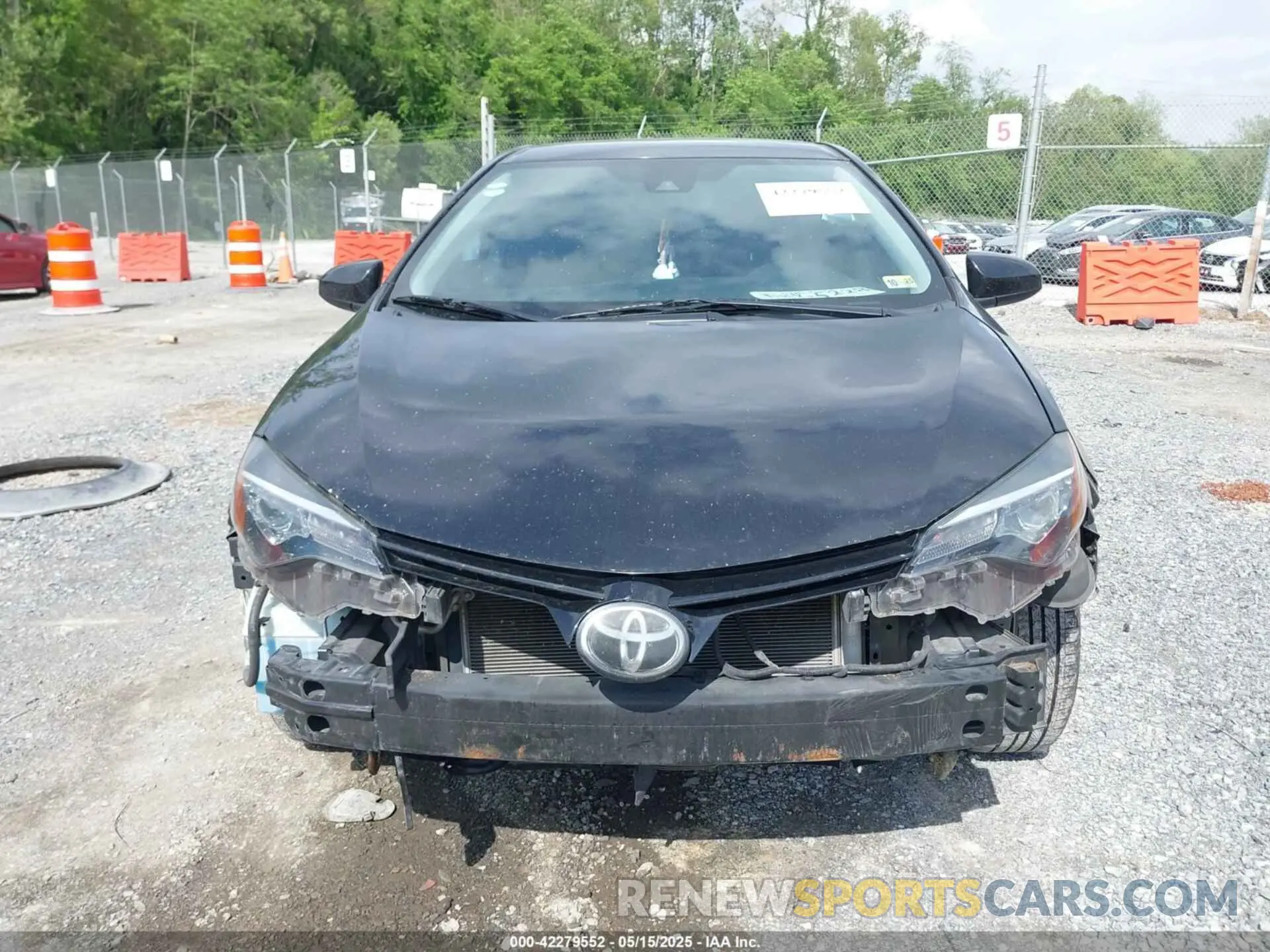 6 fotografías del automóvil dañado 2T1BURHE4KC232790 TOYOTA COROLLA 2019