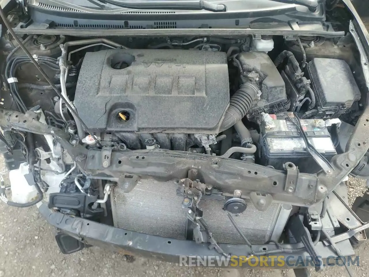 11 fotografías del automóvil dañado 2T1BURHE4KC243658 TOYOTA COROLLA 2019