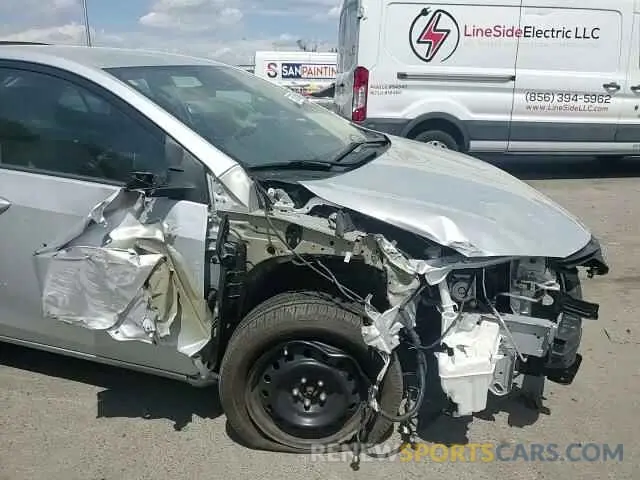 14 fotografías del automóvil dañado 2T1BURHE5KC144525 TOYOTA COROLLA 2019