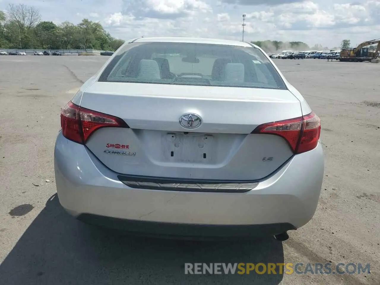 6 fotografías del automóvil dañado 2T1BURHE5KC144525 TOYOTA COROLLA 2019