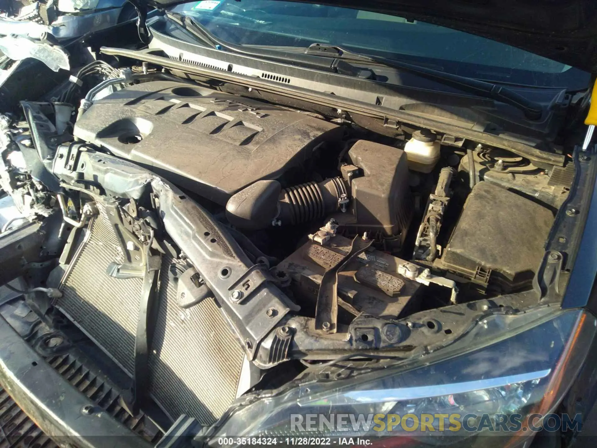 10 fotografías del automóvil dañado 2T1BURHE5KC146131 TOYOTA COROLLA 2019