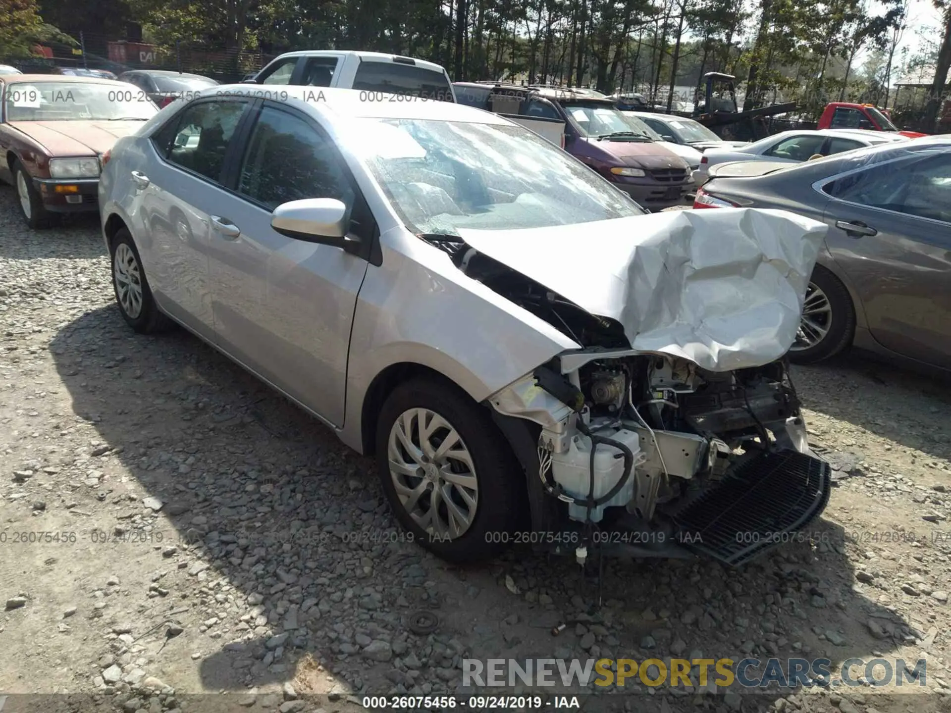 1 fotografías del automóvil dañado 2T1BURHE5KC146453 TOYOTA COROLLA 2019