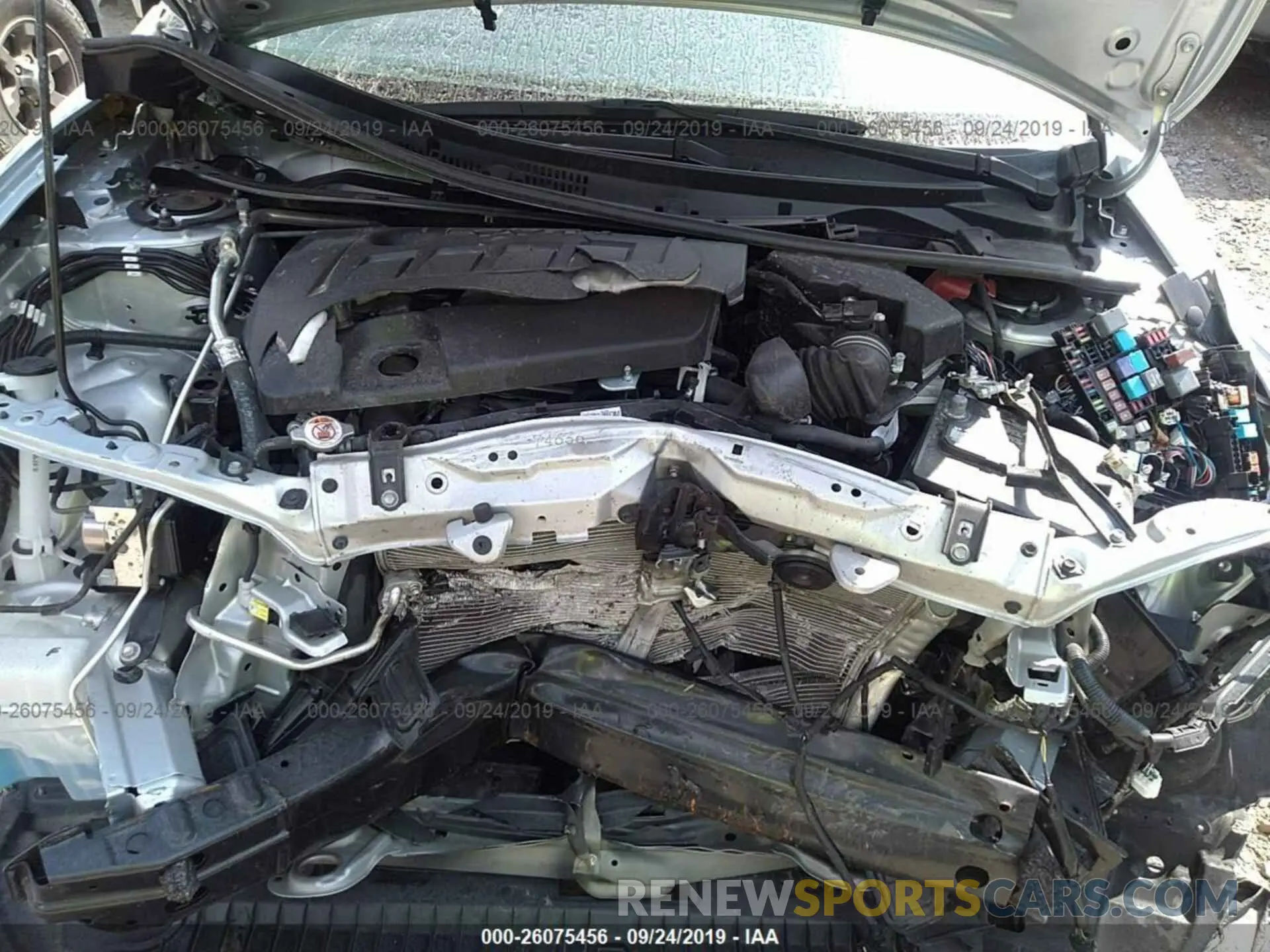 10 fotografías del automóvil dañado 2T1BURHE5KC146453 TOYOTA COROLLA 2019