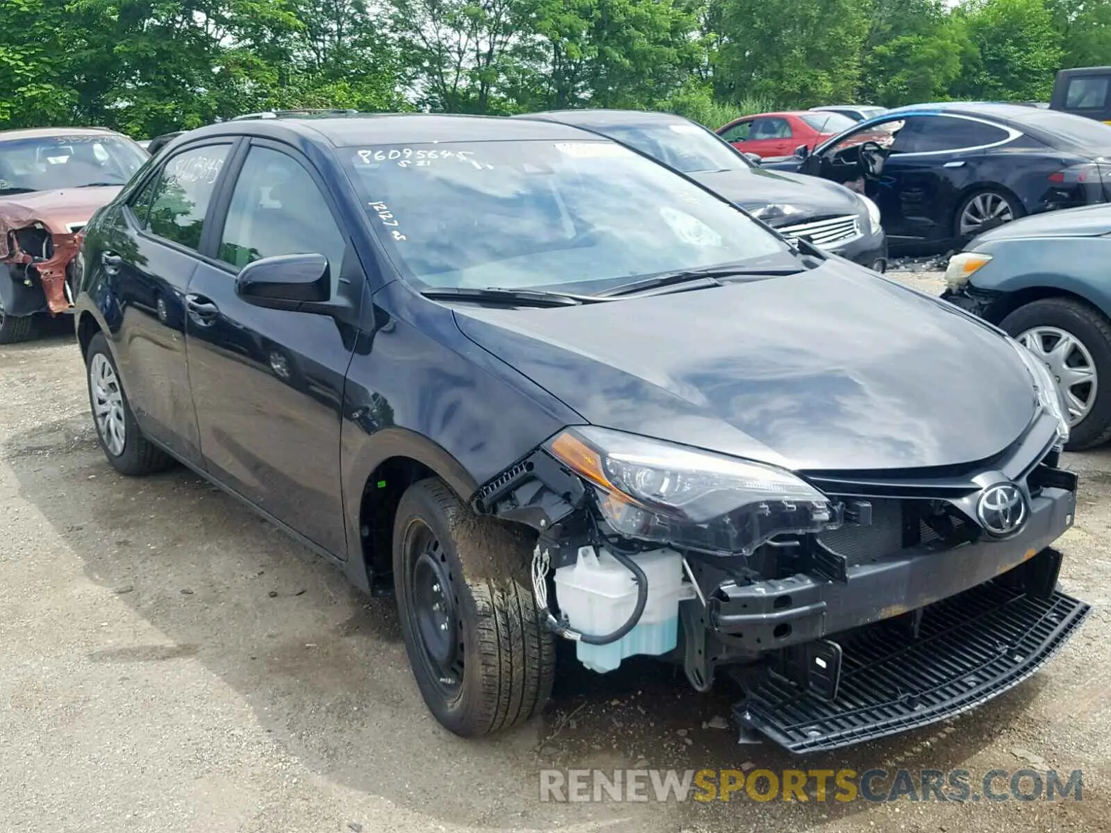 1 fotografías del automóvil dañado 2T1BURHE5KC148459 TOYOTA COROLLA 2019