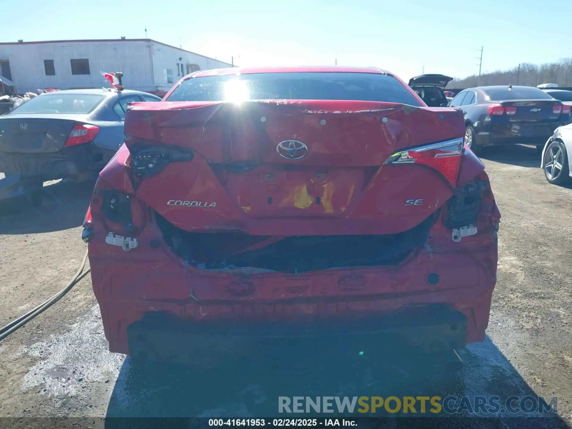 17 fotografías del automóvil dañado 2T1BURHE5KC152513 TOYOTA COROLLA 2019