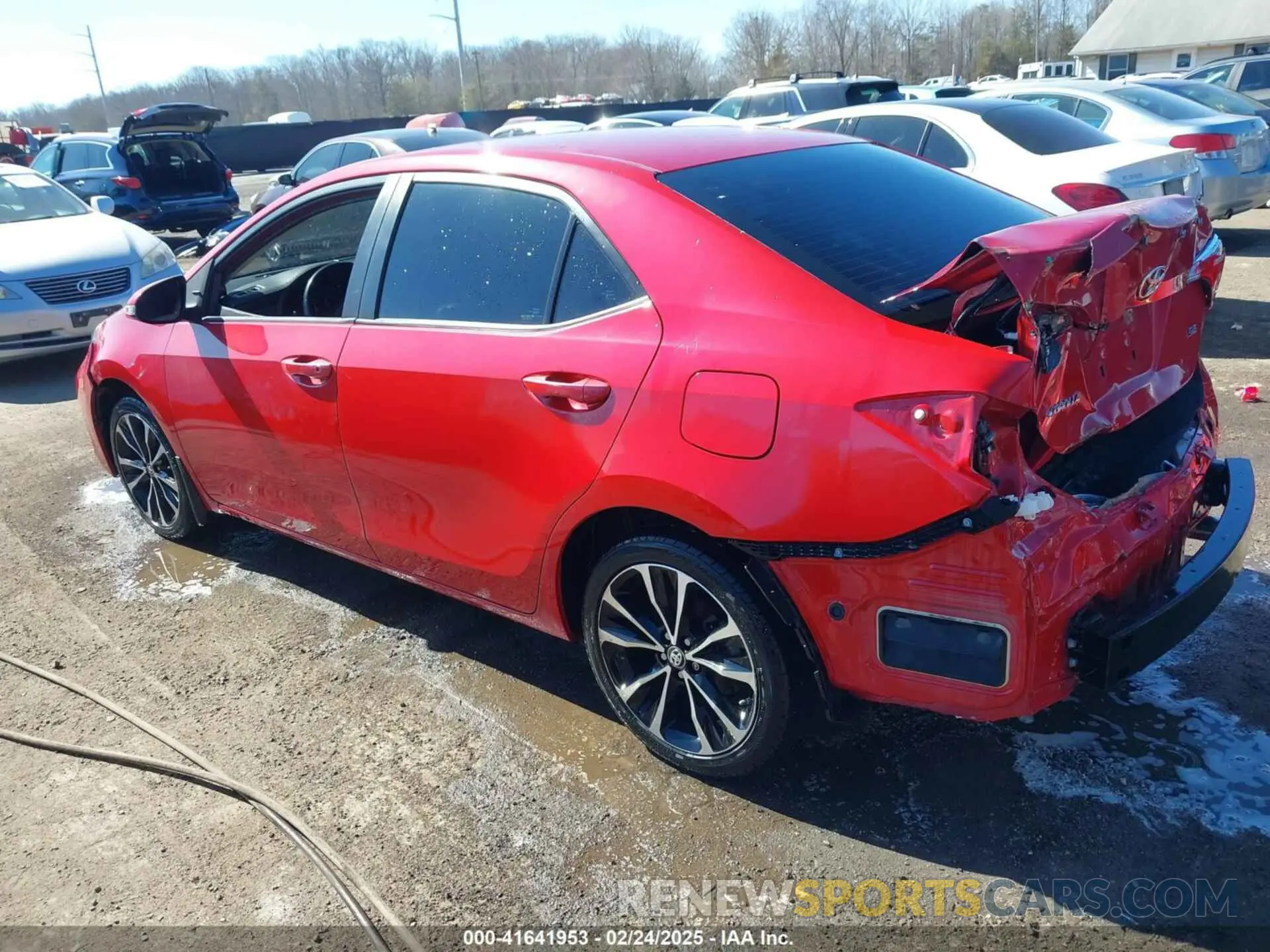 3 fotografías del automóvil dañado 2T1BURHE5KC152513 TOYOTA COROLLA 2019