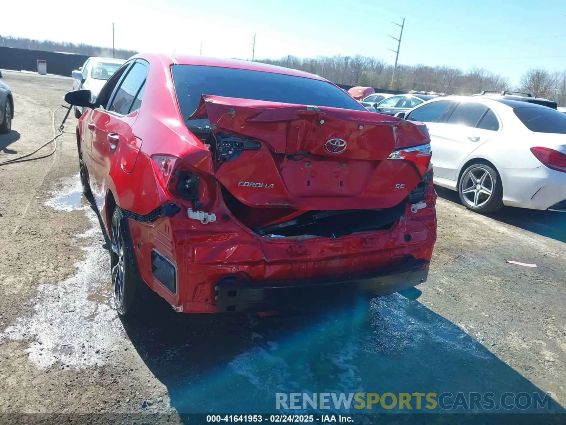 6 fotografías del automóvil dañado 2T1BURHE5KC152513 TOYOTA COROLLA 2019