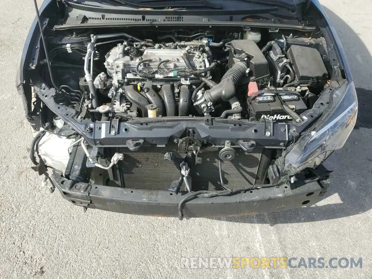 11 fotografías del automóvil dañado 2T1BURHE5KC152544 TOYOTA COROLLA 2019