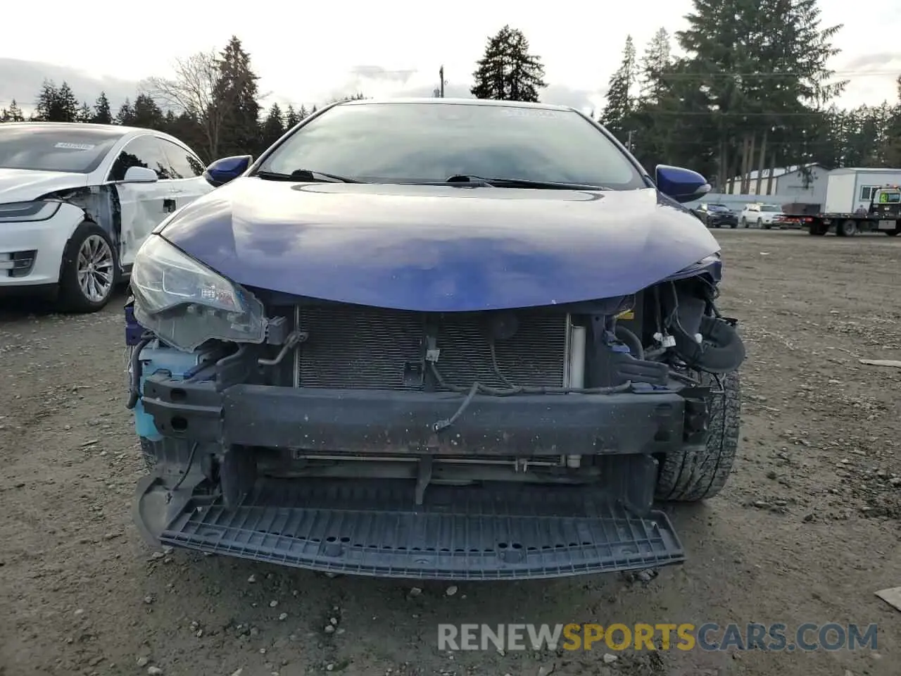 5 fotografías del automóvil dañado 2T1BURHE5KC157114 TOYOTA COROLLA 2019