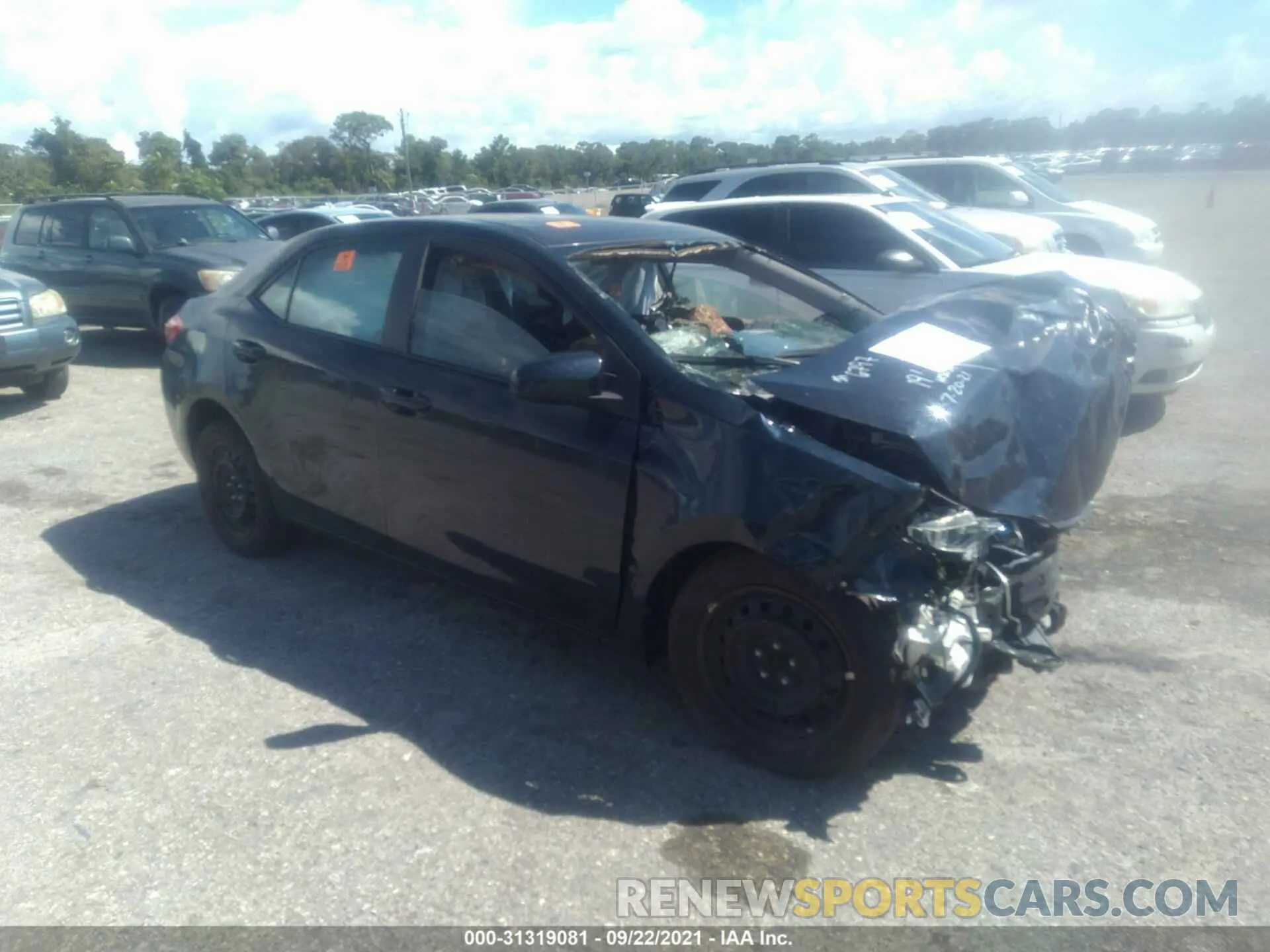1 fotografías del automóvil dañado 2T1BURHE5KC166797 TOYOTA COROLLA 2019